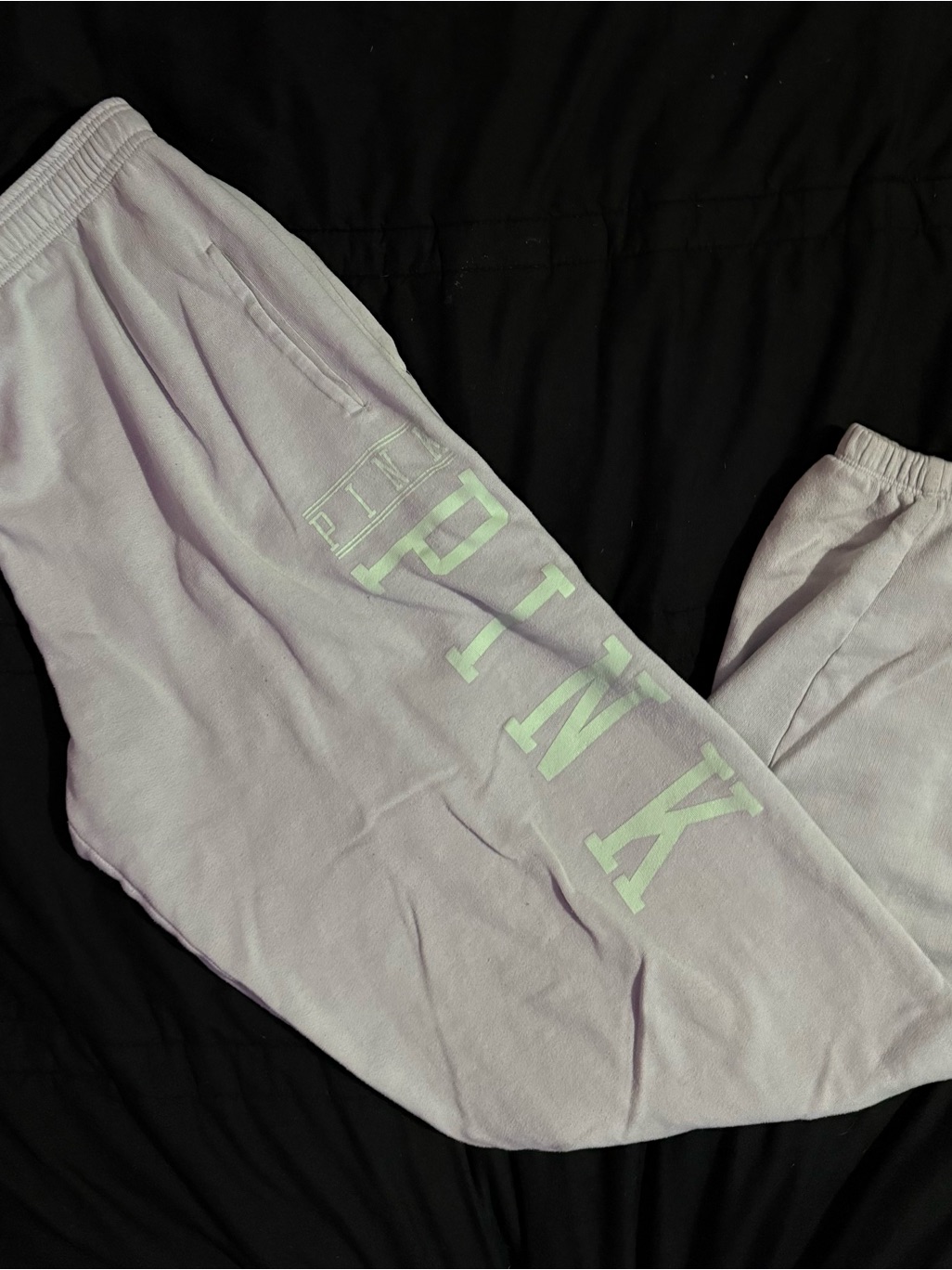 Pink Logo Sweatpants